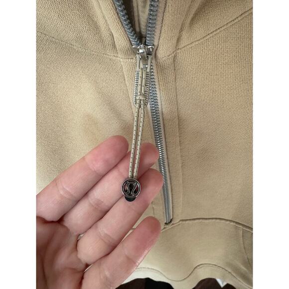 Lululemon Half Zip Scuba Stone Filbert Tan - Picture 5 of 7